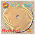 Small waved turbo diamond Saw blade for fast cutting hard and dense material---GETD